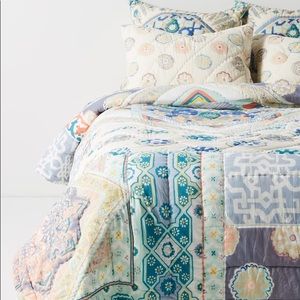 Anthropologie Ponsonby Reversible Quilt